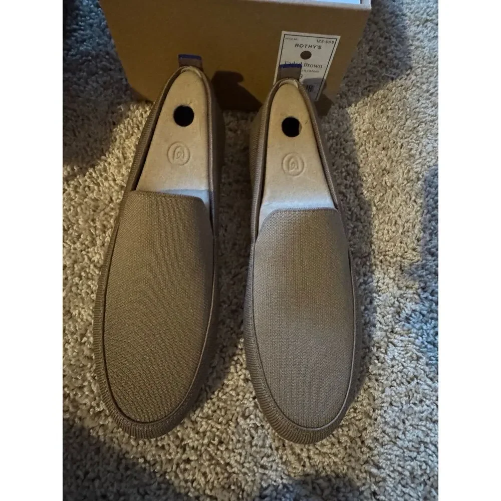 Rothy’s Men’s The Ravello Loafer Faded Brown Size 9